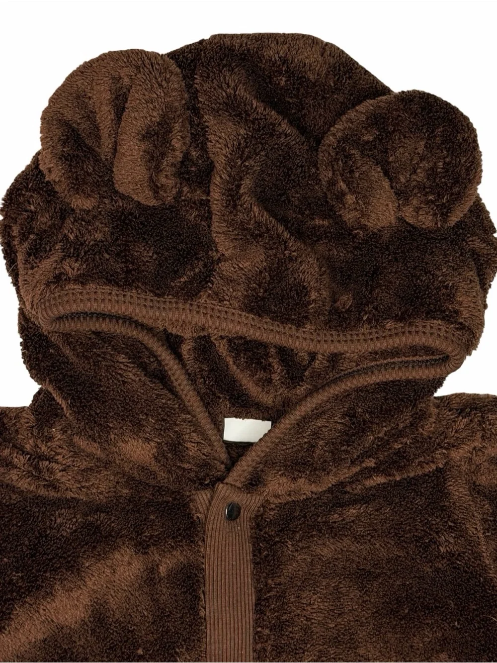 Zezuzulla Fuzzy Bear Ears‎ Jumpsuit